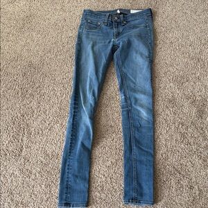 Rag & Bone Blue Skinny Jeans